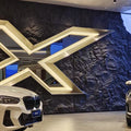 BMW Showroom Rock Feature Wall