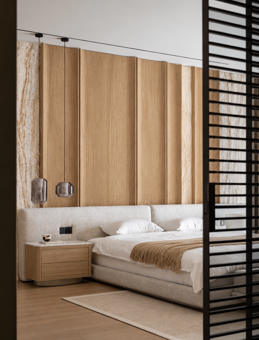 Cove Panels - Honey Oak