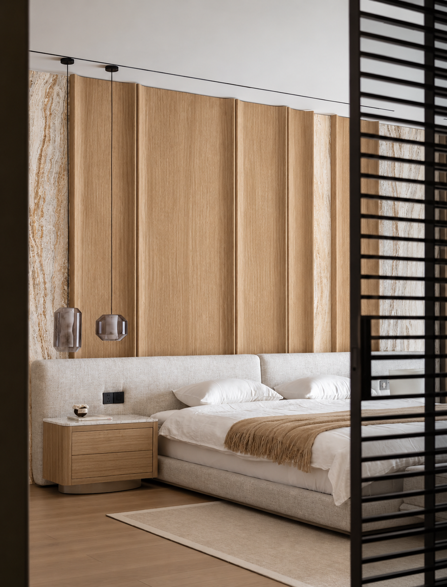 Cove Panels - Honey Oak
