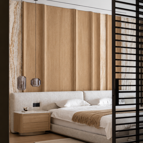 Cove Panels - Honey Oak