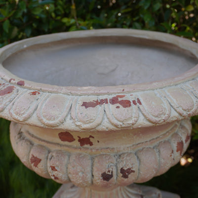 Aged Terracotta Classic Urn & Plinth