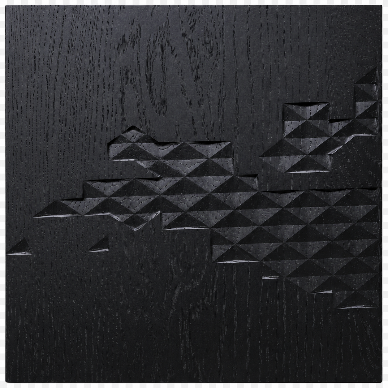 close up picture of the Facet Rise Wood Panels