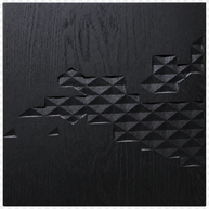 close up picture of the Facet Rise Wood Panels