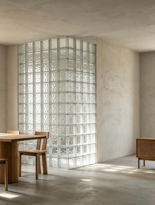 Glass Block Partition Wall 