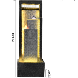 Modern Look Water Feature 48x34x136cm