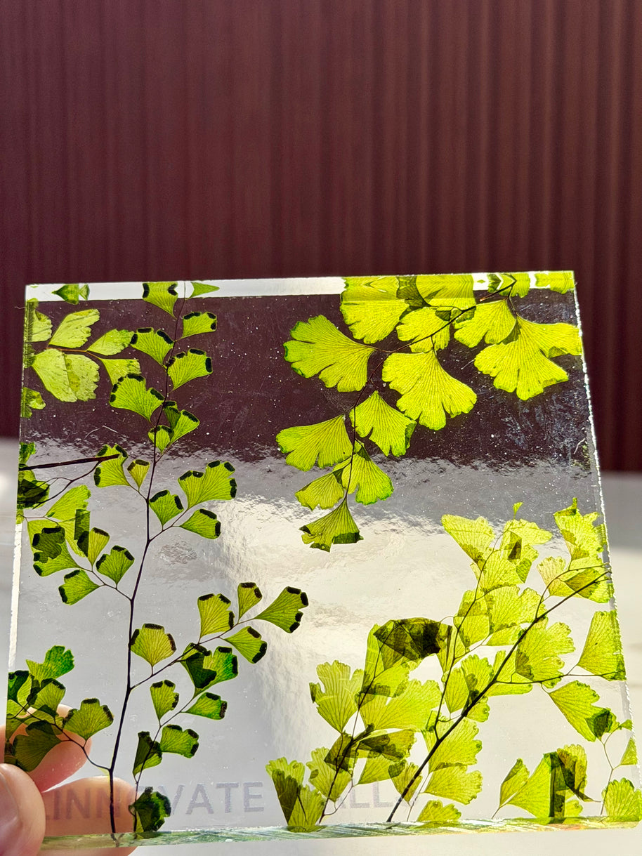 Ginkgo Leaf Resin Panel