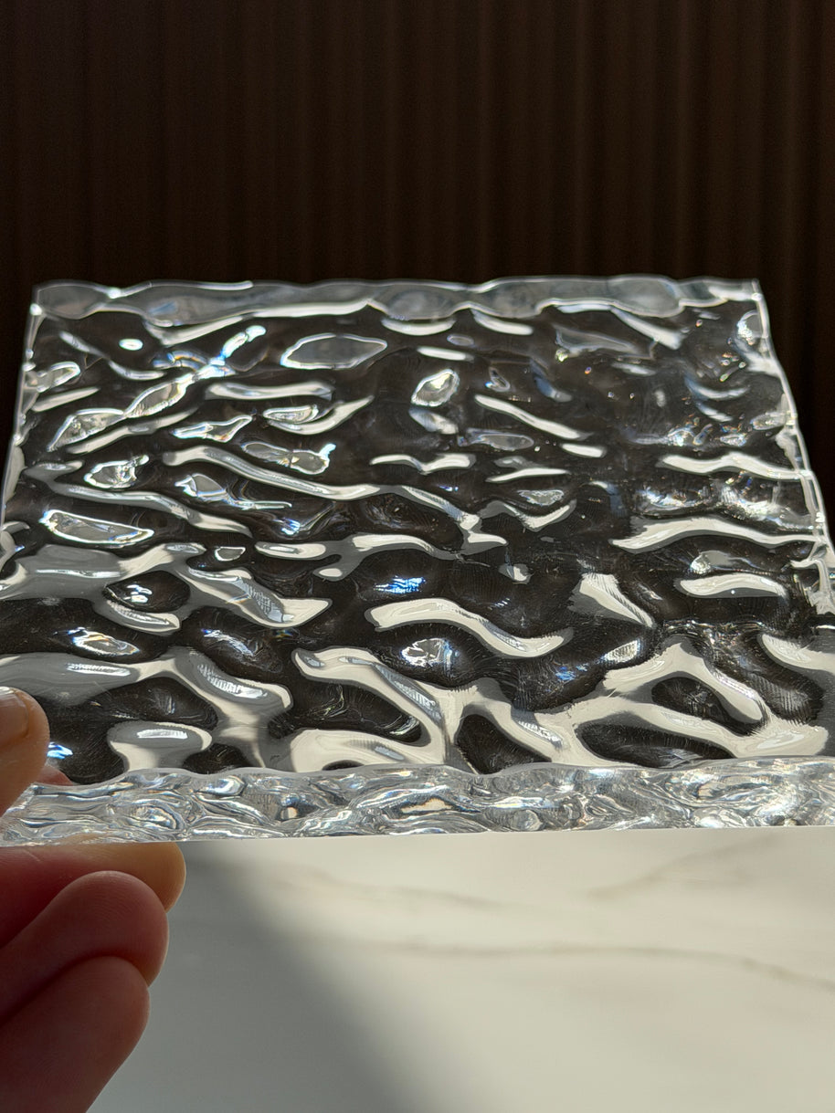 Clear Ripple Resin Panel