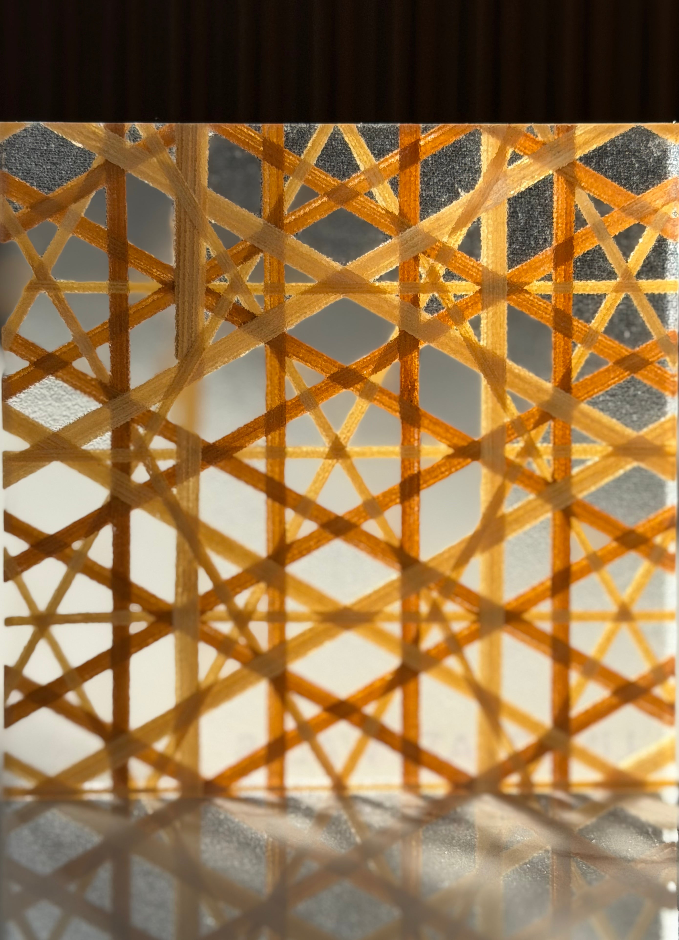 Honey Lattice Resin Panel