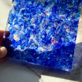 Sapphire Flow Resin Panel