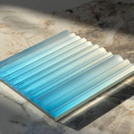 Glacier Linear Resin Panel