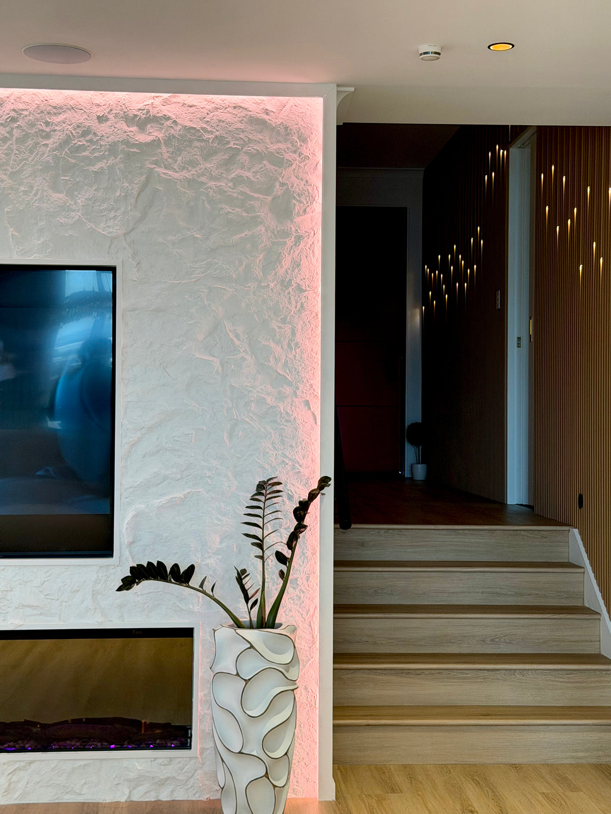 Rock Texture TV Wall – Auckland