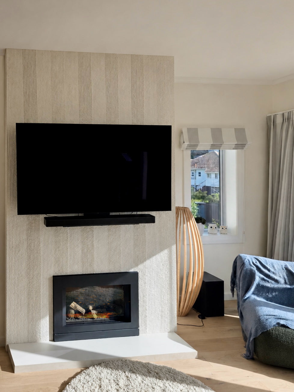 DuoForm Stone Fireplace Feature Wall - Auckland 