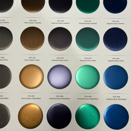 Copper, Purple, Green, Blue Stainless