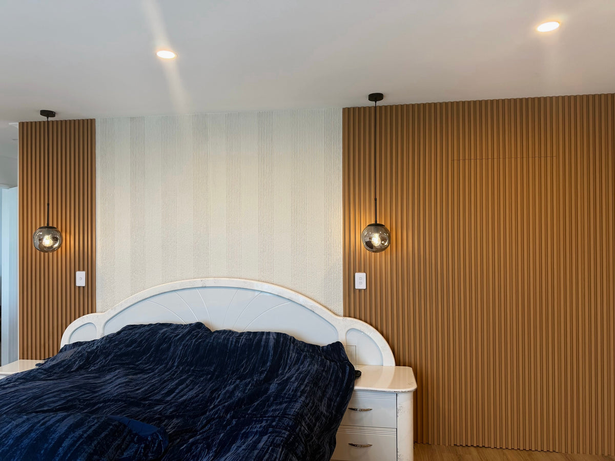 Duoform with slat panel bedroom 