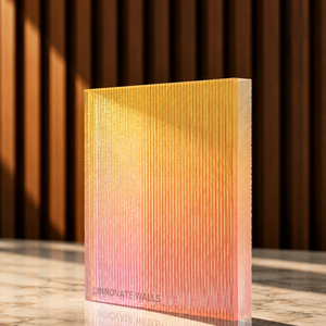 Prism Liear Resin Panel under light