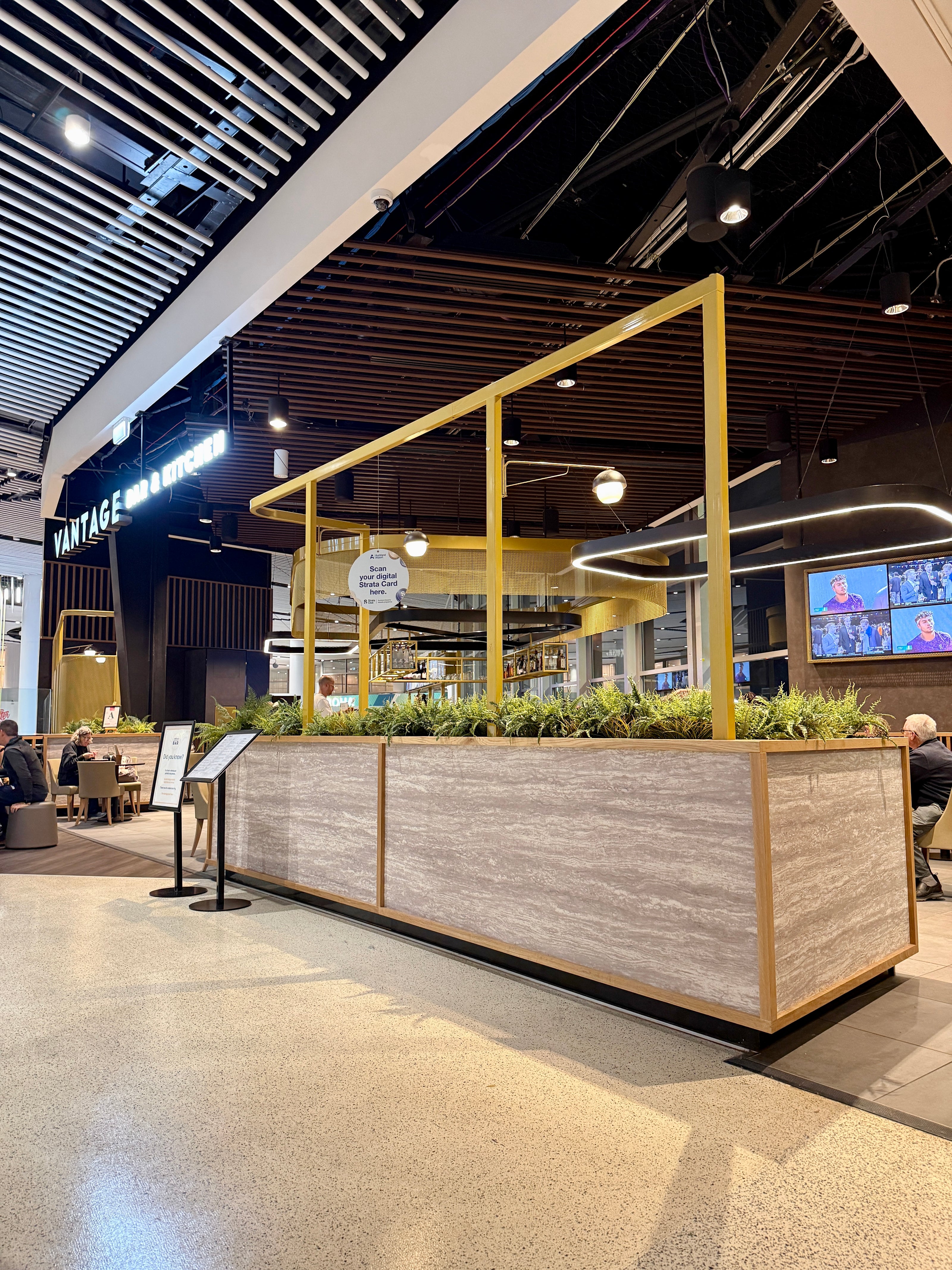 Shop fitout travertine 