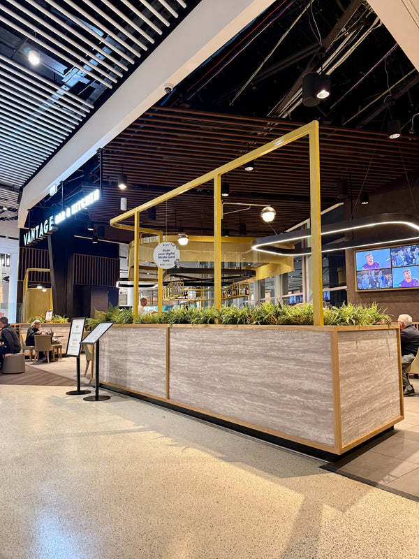 Shop fitout travertine 