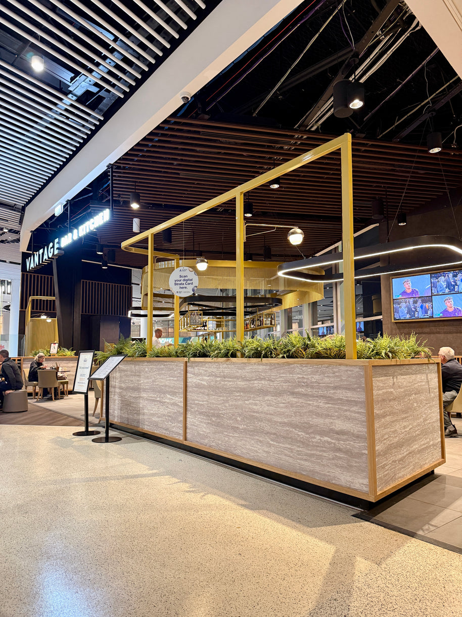 Shop fitout travertine 