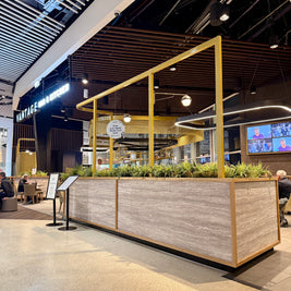 Shop fitout travertine 