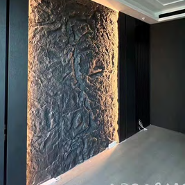 rock panel with light