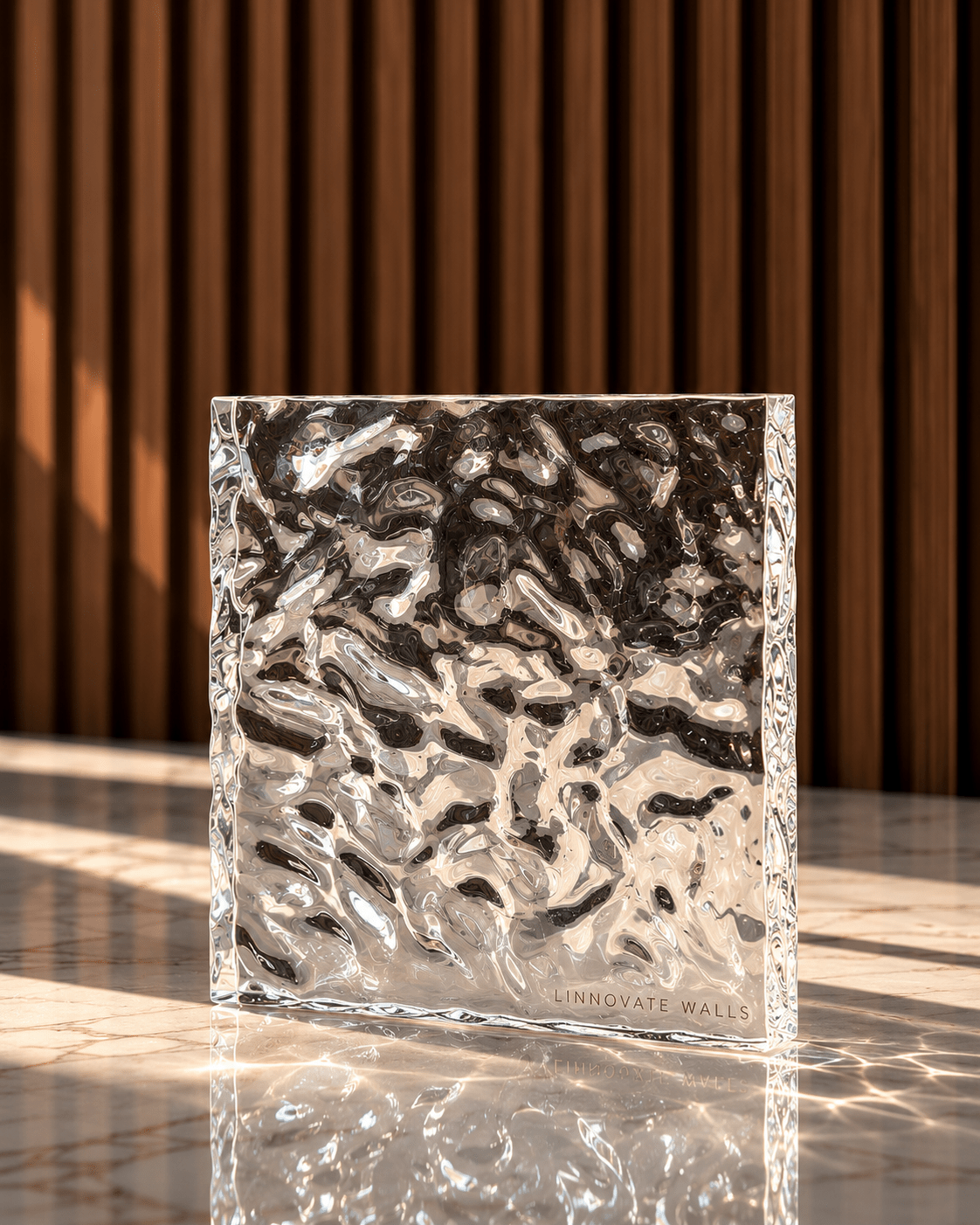Clear Ripple Resin Panel