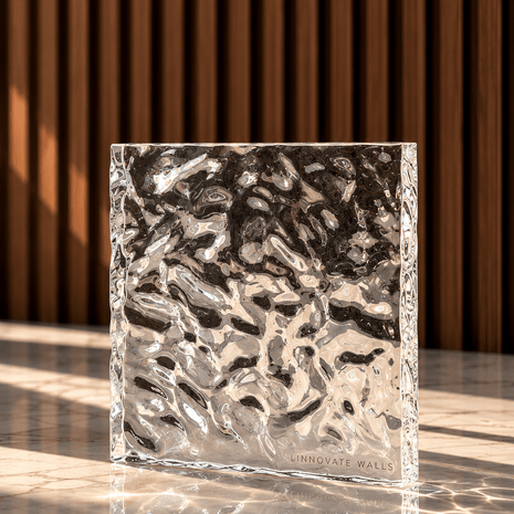 Clear Ripple Resin Panel