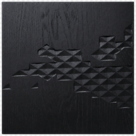 close up picture of the Facet Rise Wood Panels