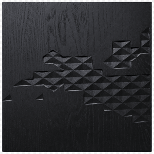 close up picture of the Facet Rise Wood Panels
