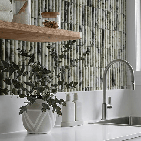 Fluted Marble