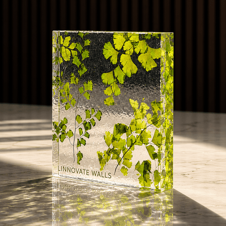 Ginkgo Leaf Resin Panel