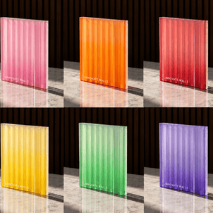 Glacier Linear Resin Panel