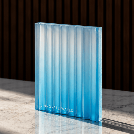 Glacier Linear Resin Panel