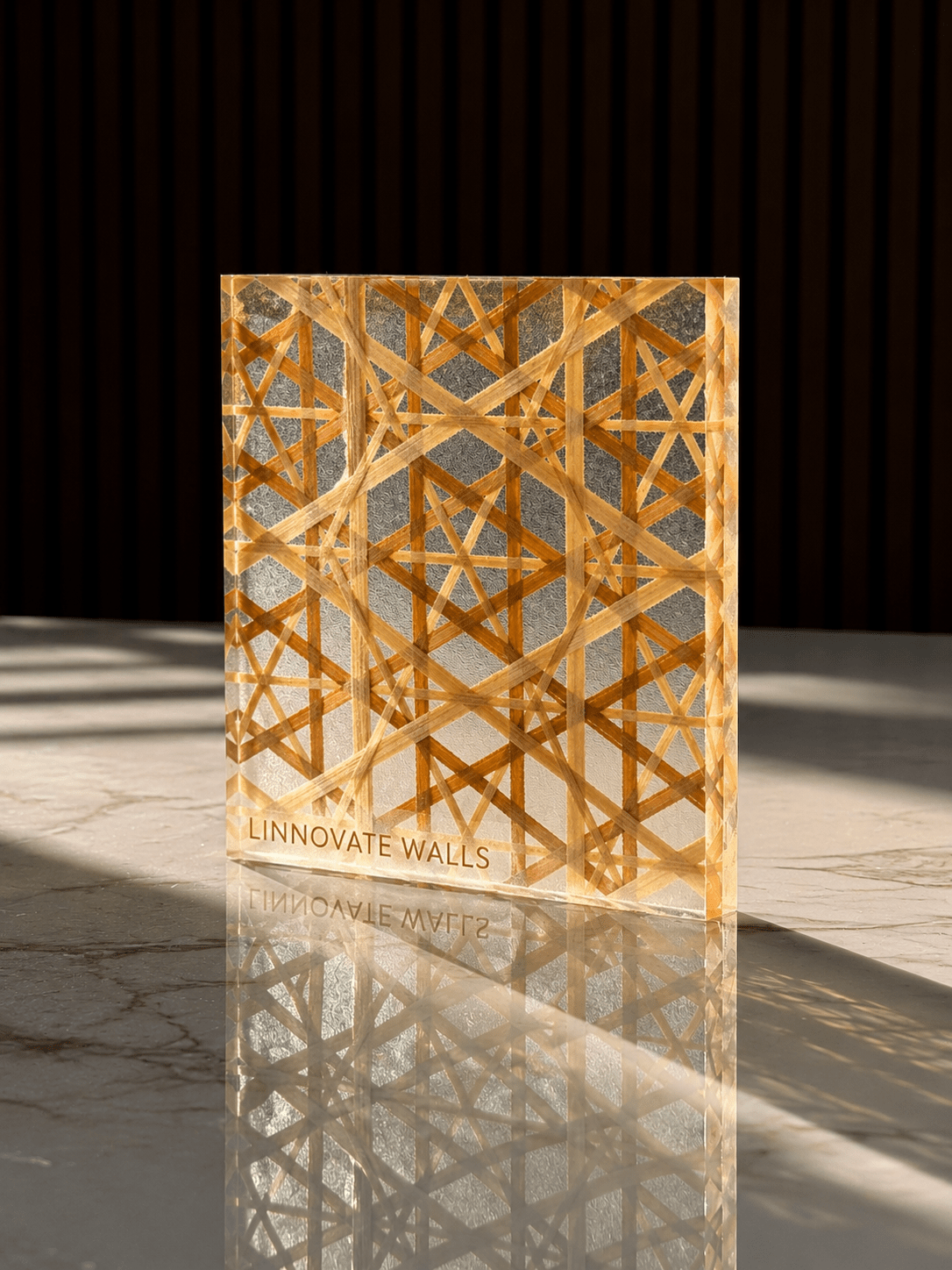 Honey Lattice Resin Panel