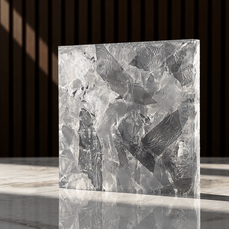ice fragment resin panel