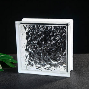 ice patteren glass block