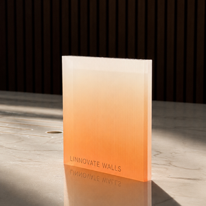 Sunset Reed Resin Panel