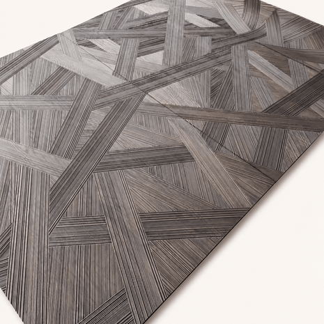textured solid wood panel joints