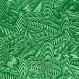 close up on 3d leave panel 