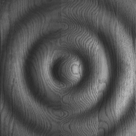 closeup ripple solid wood panel