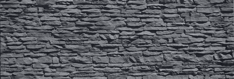 close up stack stone panel